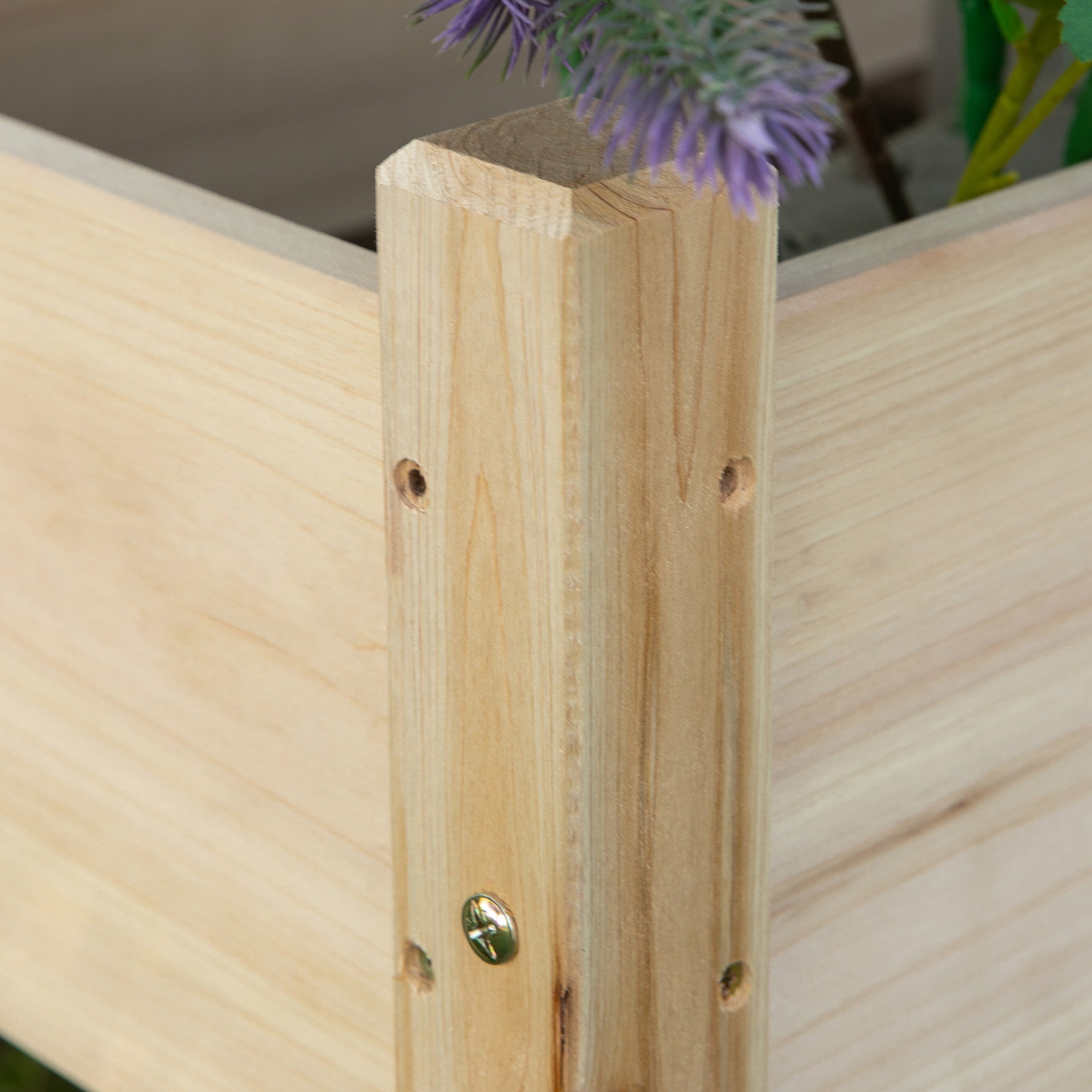 3-Tiers Raised Garden Bed with Trellis